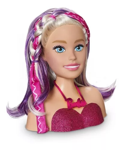 Boneca Barbie Busto Pentear Maquiar Maquiagem Mattel