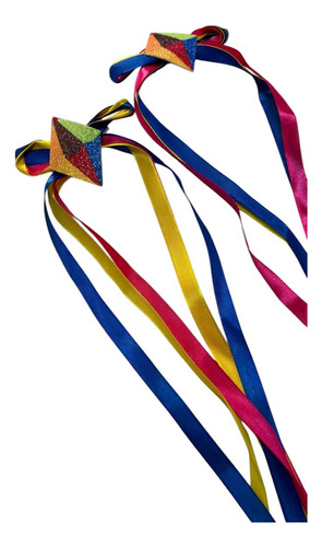 Presilhas Cabelos Com Enfeites Pipas E Fitas - Festa Junina