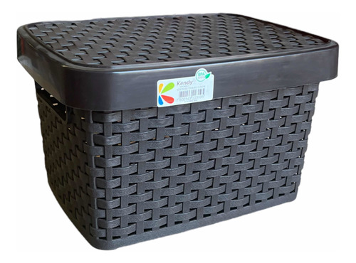 Canasto Caja Organizadora Rattan 6 Litros