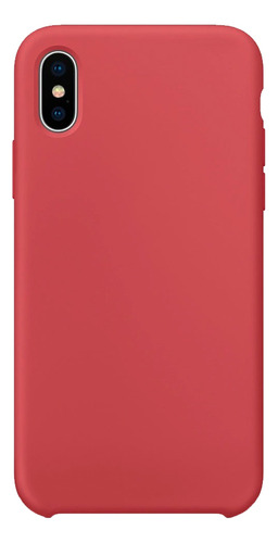 Protector iPhone X/xs Engomado Color Rojo