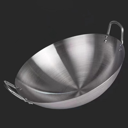Sartén Wok De Acero Inoxidable Sartén Salteadora 36 Cm