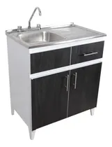 Comprar Fregadero Con Tarja Cocina Gabinete De Lamina 80cm Turmalina
