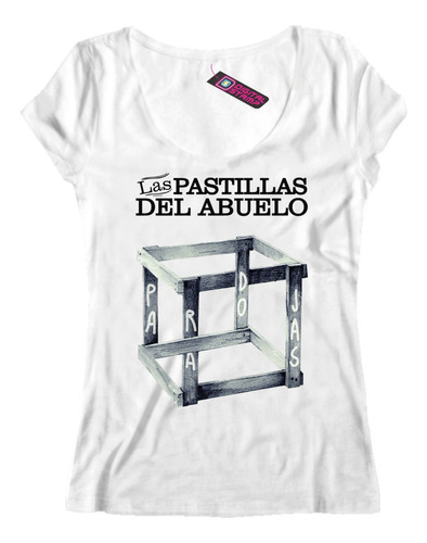 Remera Mujer Las Pastillas Del Abuelo Paradojas 10 Dtg