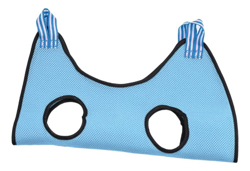 Hamaca Auxiliar De Baño Para Mascotas Y Gatos, Color Azul