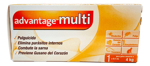 Advan/tage Multi Anti-pulgas Pará/sitos Gato Hurón 4 Kg