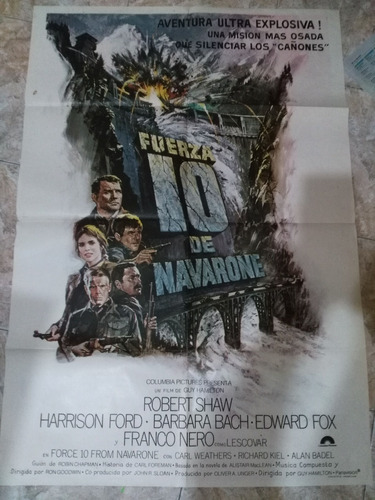 Poster Pelicula * Fuerza 10 De Navarone * Año 1978 H Ford