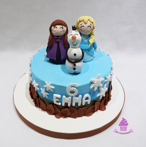 Torta Frozen 2 Anna Elsa Olaf Comestible Mesa Dulce Tematica