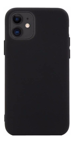 Carcasa Para iPhone 11 Silicona Negro Case Mobilehut