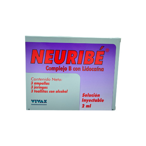 Neuribe 2ml X 3 Ampollas