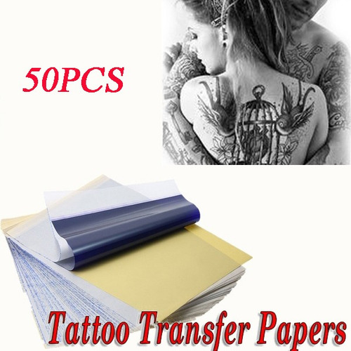 Papel De Transferencia De Tatuaje 50 Piezas Del Tatuaje