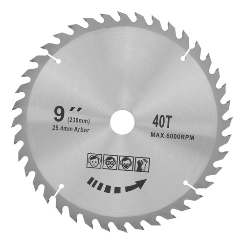 Hoja De Sierra De 9 X 40 T Para Afilar Dientes Alternativos