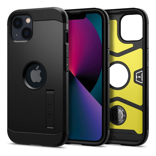 Capa Spigen Tough Armor Para iPhone 13 Mini - Preta