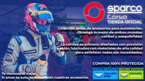 Cubre Volante Forro Timon Carro Lujo Sparco SPS111GR SPARCO