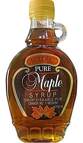 Xarope De Bordo 100% Puro Maple Syrup Canada Bolduc 250ml