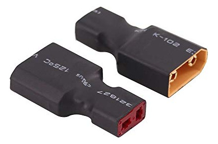 Pack De 2 Adaptadores Xt90 A T Plug - Conexin Segura