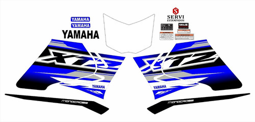 Calcomanías Tipo Original Moto Yamaha Xtz 125