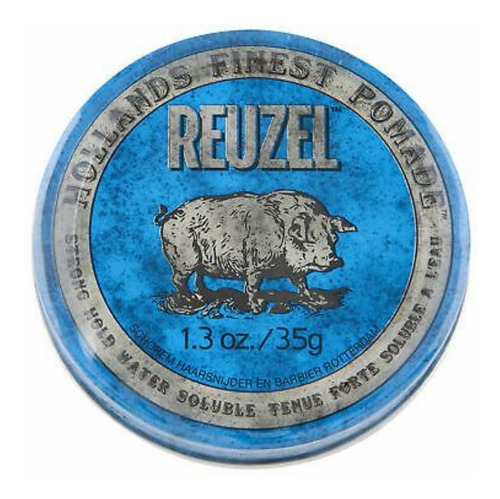 Pomada Blue Strong Reuzel 35gr Cera Capilar Barbería Barbero