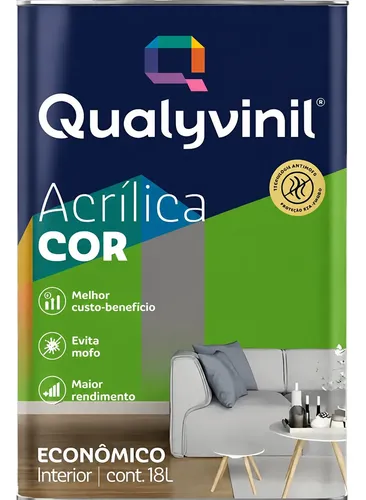 Tinta Antimofo Acrílica Econômica Qualyvinil