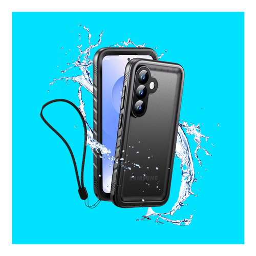 Capinha S25 Ultra Prova D'água Quedas Impacto Case Galaxy Preto