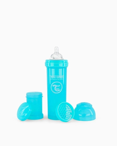 Imagen 2 de 3 de Mamadera Anti-cólico Twistshake 330ml - Azul