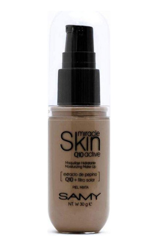 Samy Miracle Skin Base Hidratante  Active Dorado Neutro 30gr