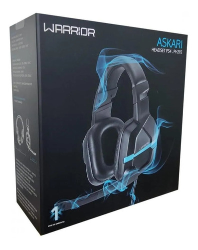 Headset Gamer Warrior Askari P3 Stereo Ps4 Azul - Ph292