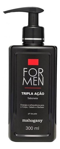 Sabonete Liquido For Men Mahogany 300ml