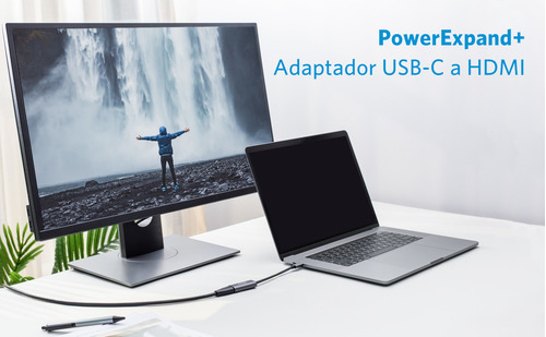 Imagen 3 de 10 de Cable Adaptador Anker Powerexpand+ Usb-c A Hdmi 4k Premium