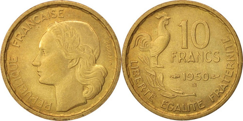 Moneda Francia 10 Francos 1950