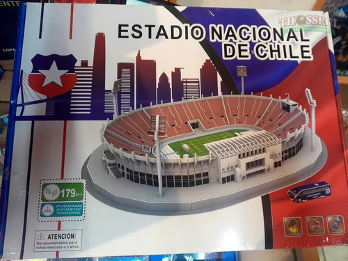 Estadio Nacional Maqueta 3d Puzzle Armable Panamericanos