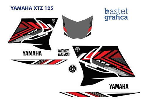 Sticker Tyamaha Xtz 125 Calcomanias