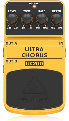 Behringer Uc200 Ultimate Stereo Chorus Pedal De Efectos De I
