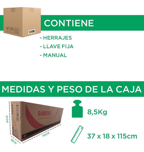 Tabla Banco De Abdominales Curva Randers Arg-203 Reforzada