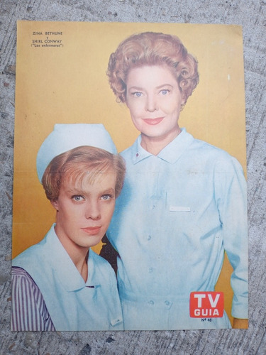 Poster Tv Guia N.48-zina Bethune-shirl Conway-las Enfermeras