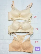 Comprar Sosten Brasier Beige T36  Push Up Ropa Interior Femenina 