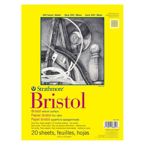 Strathmore Bristol - Croquera 22,9 X 30,5 Cm 270 G/m2 20 H
