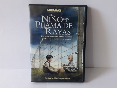 El Niño Con El Pijamas De Rayas Pelicula Dvd Original 