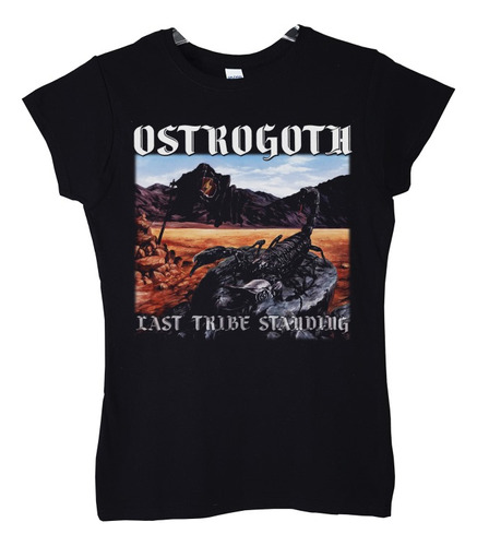 Polera Mujer Ostrogoth Last Tribe Standing Metal Abominatron