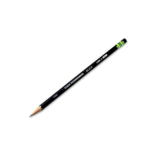Dixon Co. 13953 Woodcase Pencil44; Hb #244; Black Barre...