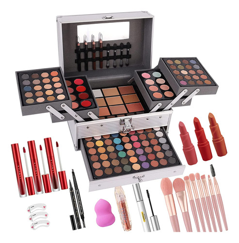 Unifull Kit Completo De Maquillaje Todo En Uno De 132 Colore