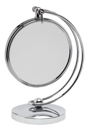 Espejo Regulable Para Maquillaje 8x Ø 20cm Mod 821 Cromado