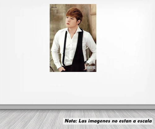 Vinil Sticker Pared 30cm Lado Super Junior Kpop Modld0033