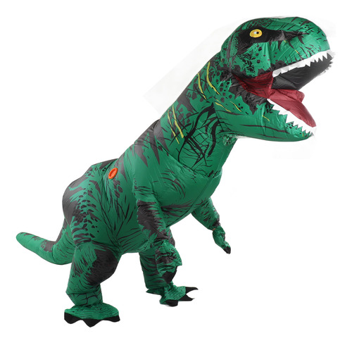 Disfraz Inflable De Dinosaurio T-rex Blow Up Para Halloween