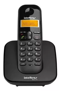 Telefone Sem Fio Intelbras Ts 3110 Preto Novo Original + Nfe