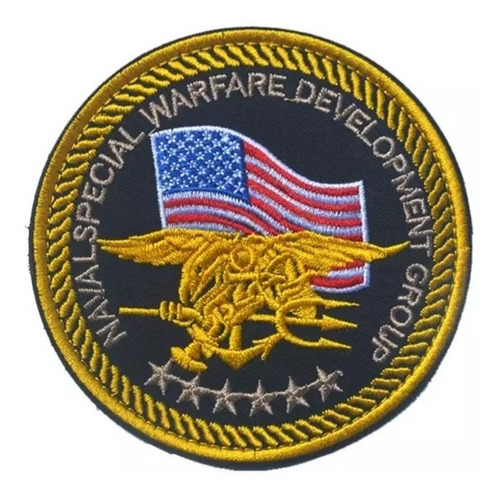 Parche Grande Textil Velkro Navy Seals Usa