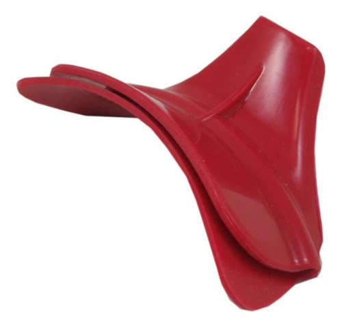 Funil Em Silicone Anti Derramamento P/ Panela E Microondas Cor Vermelho