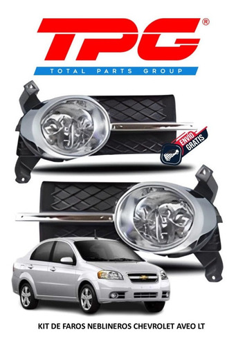 Faros Auxiliares Chevrolet Aveo Lt-ls 2011-15 Tpg