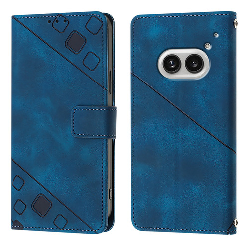 Funda Tipo Cartera Con Tapa En Relieve Para Nothing Phone 2a