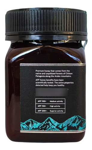 Imagen 2 de 6 de Miel Orgánica Bioactiva Ulmo Rainforest Apf 150+ 250g Terra