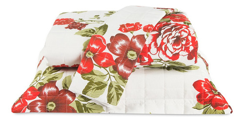 Cobre Leito Classic Queen 03 Peças Cor Estampada Eva